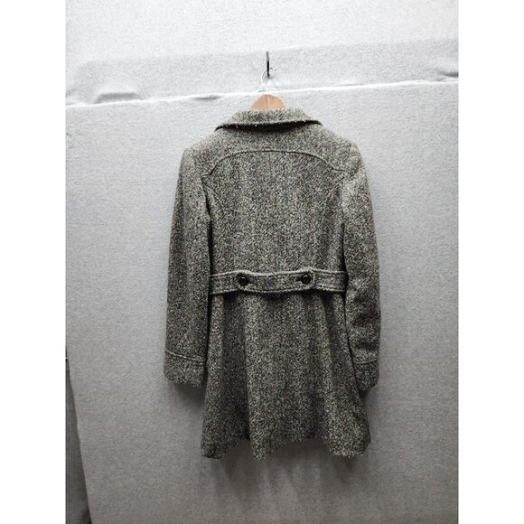 American Rag Cie Girls Tweed Coat M Wool Blend Button Front - Picture 5 of 5
